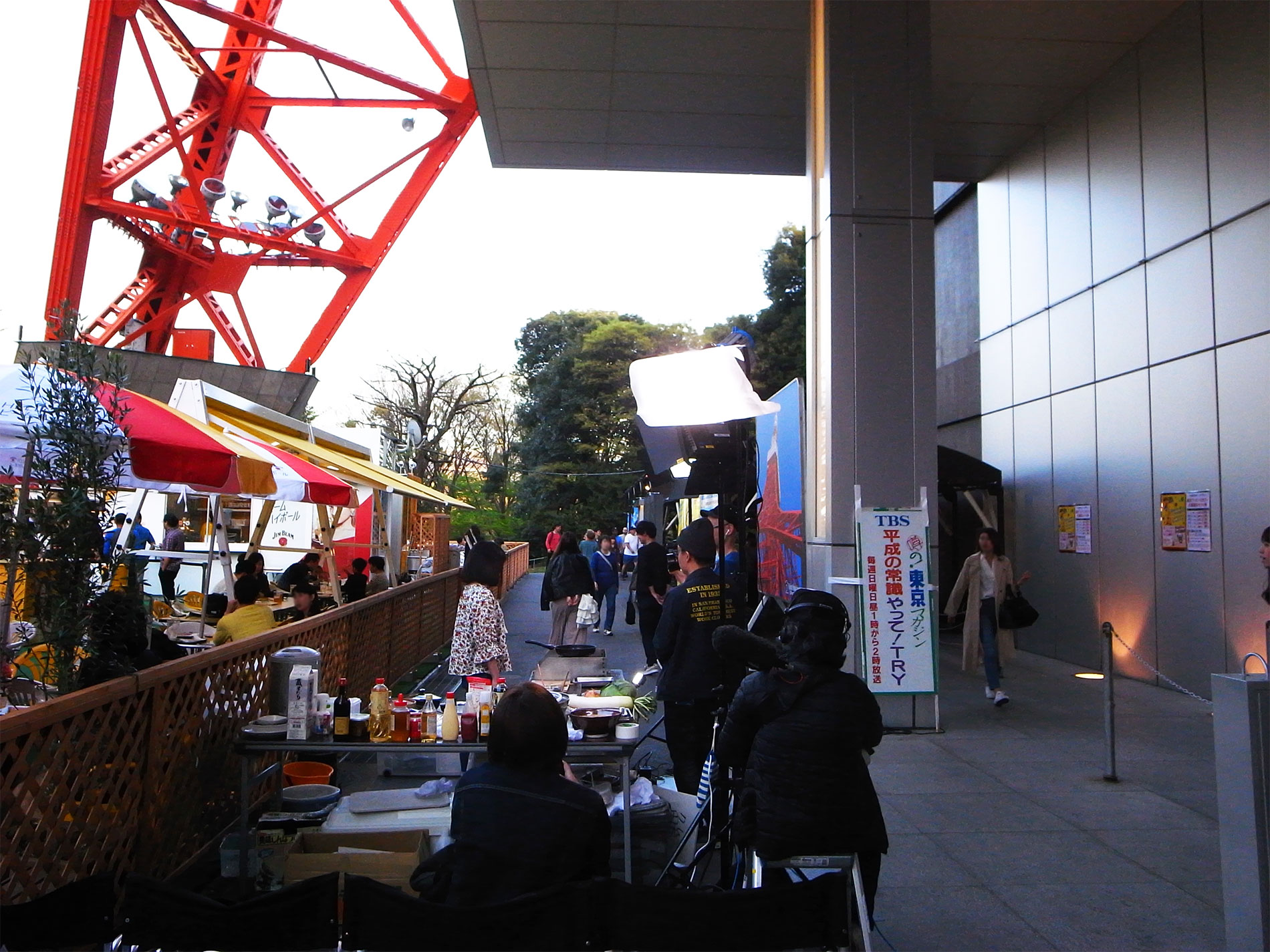 東京タワーと鯉のぼり