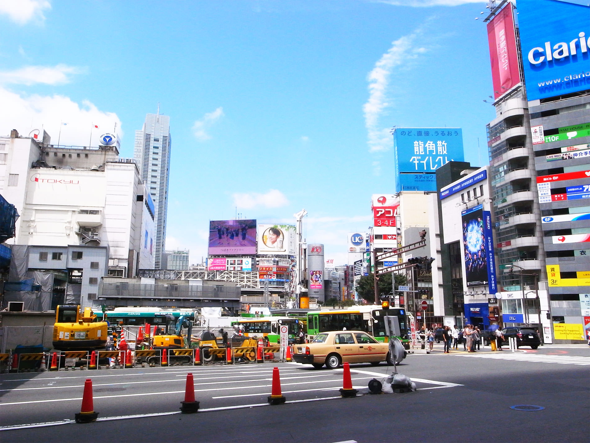 渋谷駅前再開発 / 2017年夏