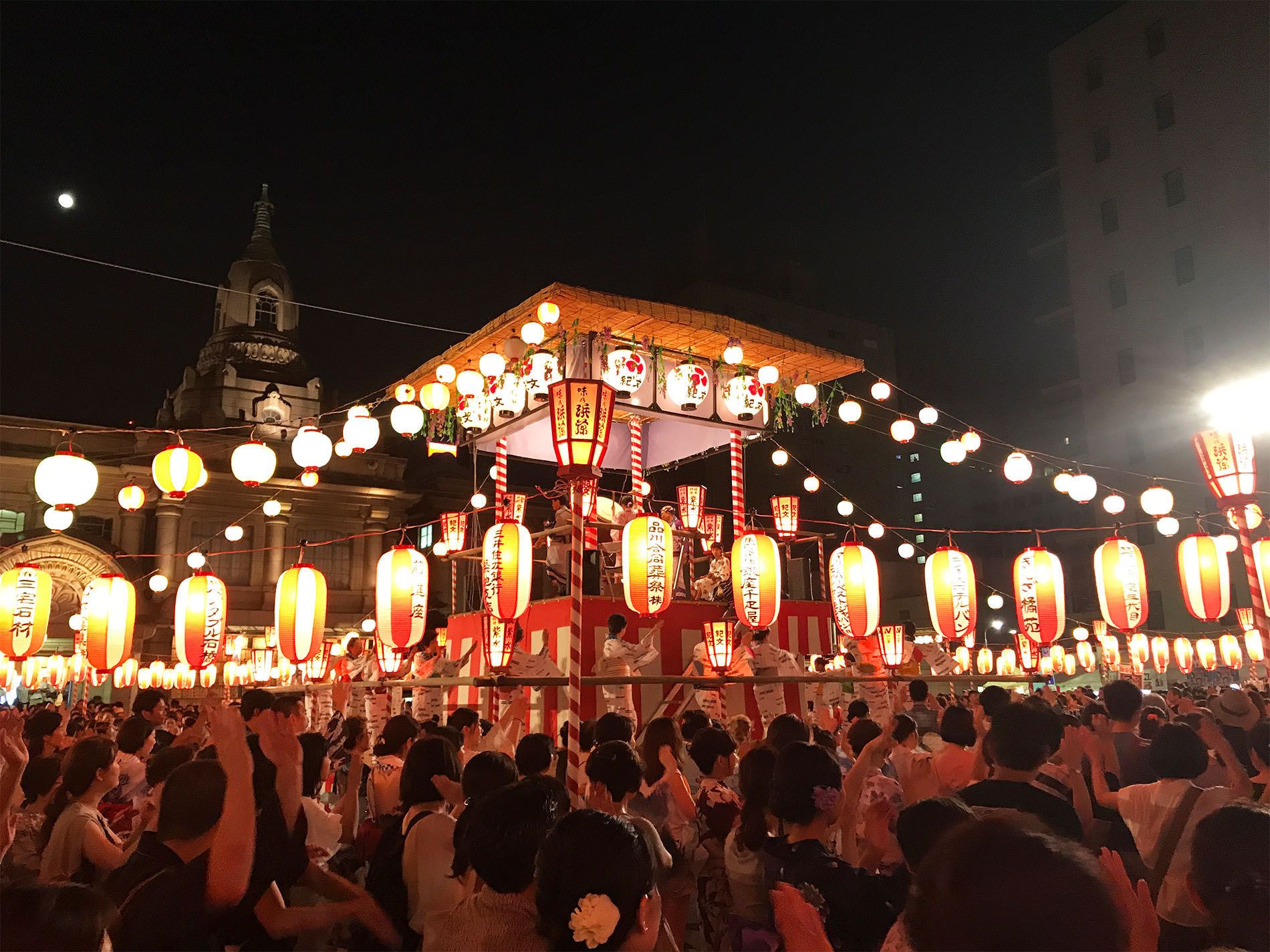 築地本願寺 納涼盆踊り 2017 と、渋谷盆踊りへ寄り道 | Tsukiji hongwanji temple BON festival dance 2017 and Shibuya BON festival dance