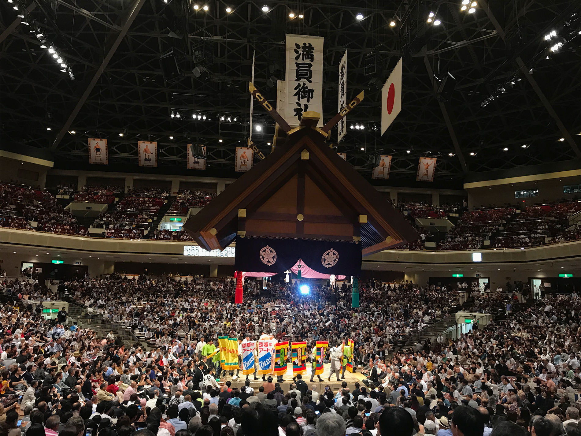 相撲観覧 九月場所 千秋楽 / 2017| Watched SUMO in September tournament finalday in 2017