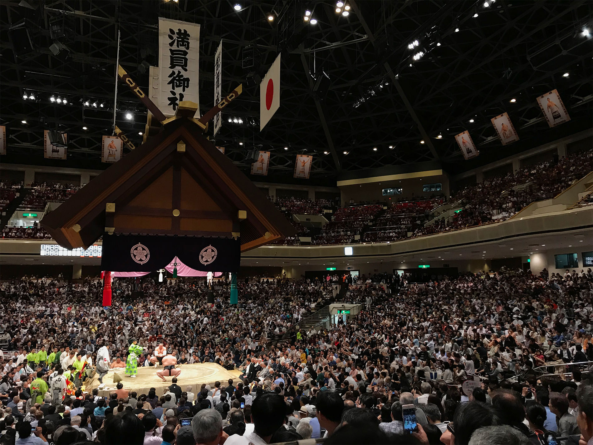 相撲観覧 九月場所 千秋楽 / 2017| Watched SUMO in September tournament finalday in 2017