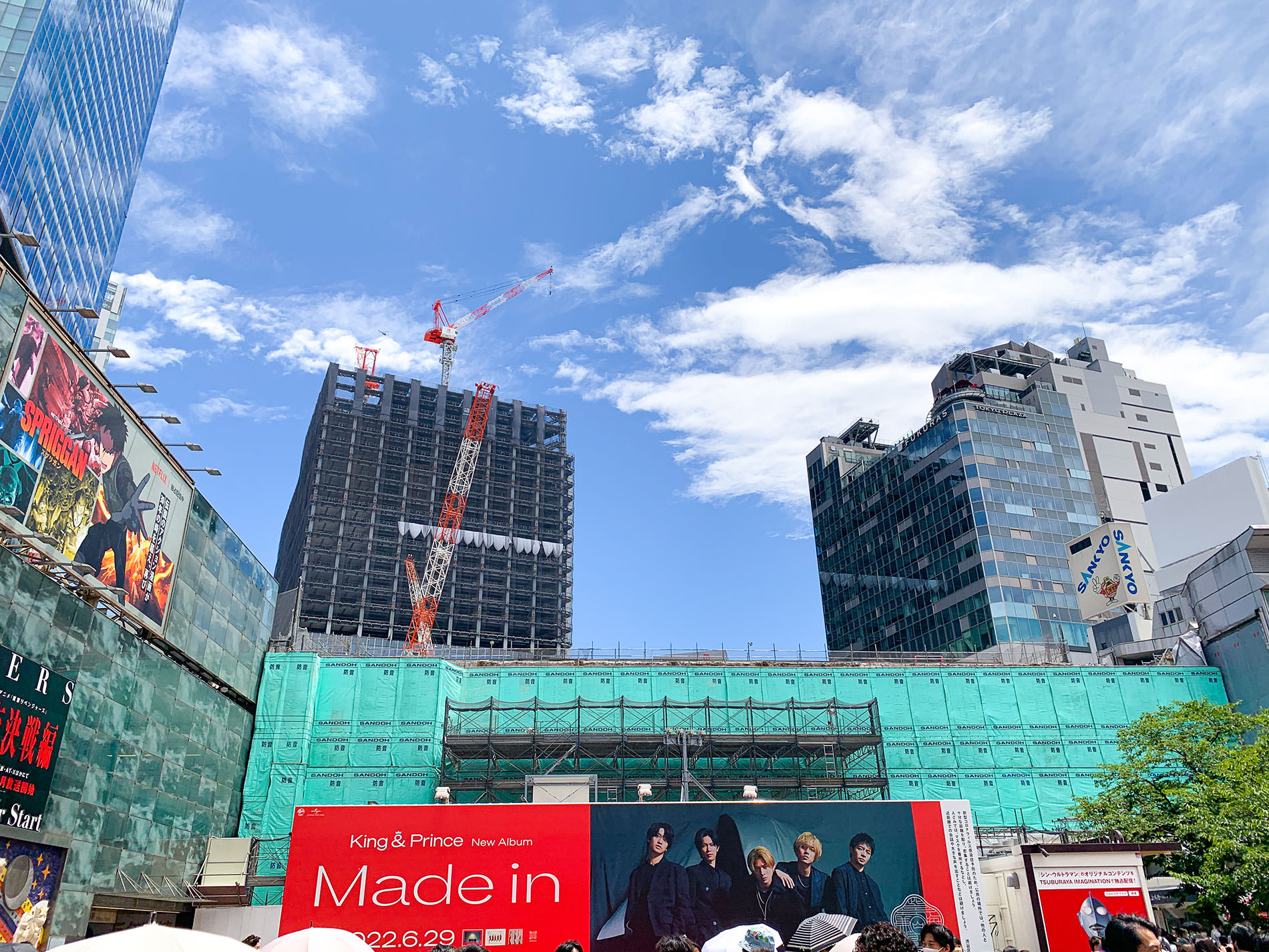 東急東横店解体 / 渋谷駅前再開発 / 2022年夏 // Demolition of Tokyu Toyoko Store / Redevelopment in front of Shibuya Station / Summer 2022